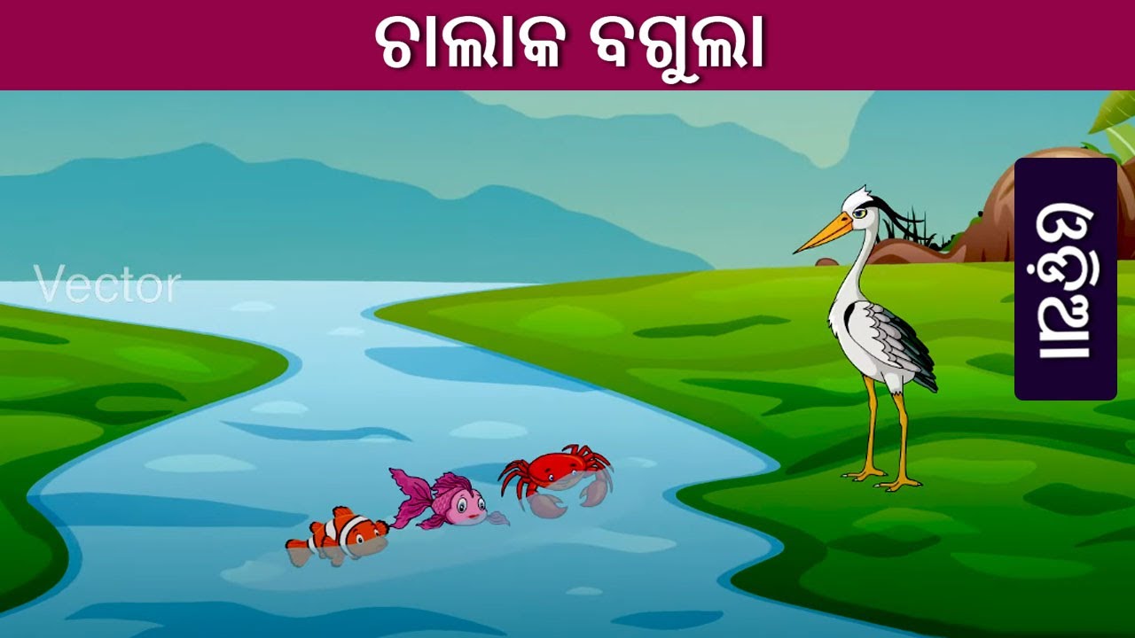 Chatura Baga ଚଲକ ବଗଲ Odia Cartoon Story Odia Kahani Nua Story