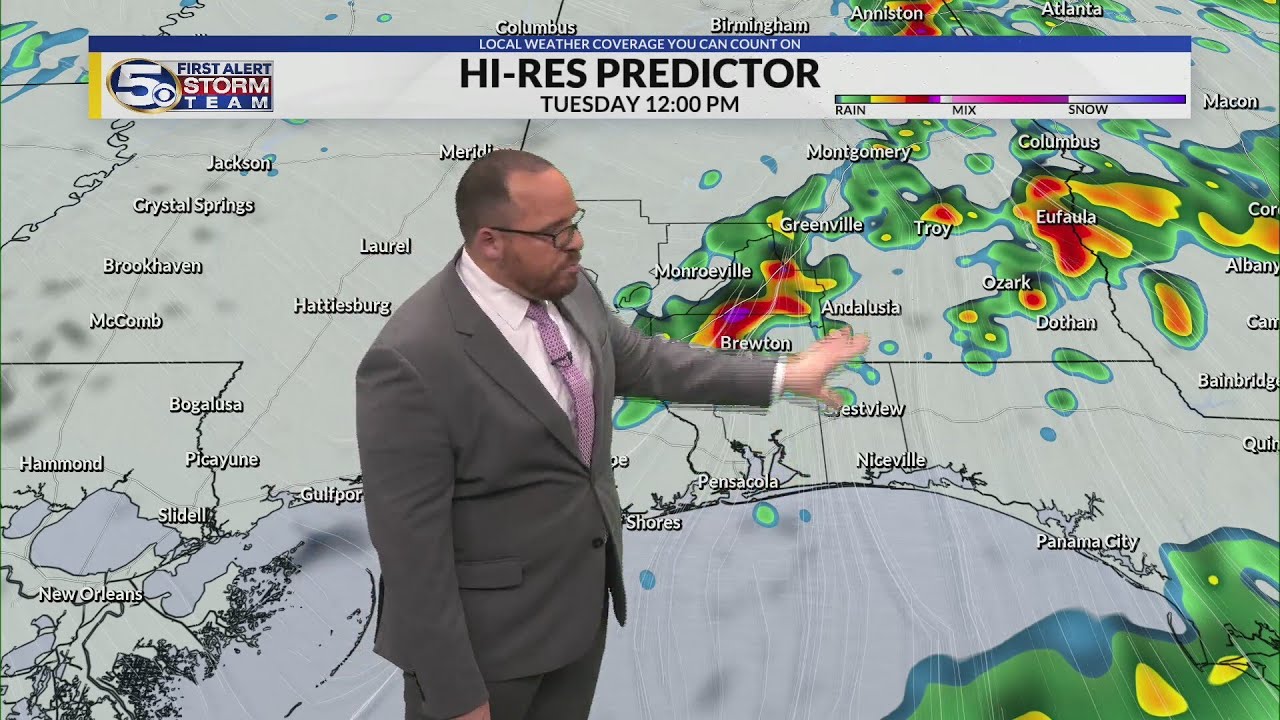 LIVE: WEATHER AWARE: Strong to severe storms possible this evening ...