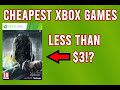 What are the CHEAPEST Xbox games? (OGXBOX, 360, ONE)