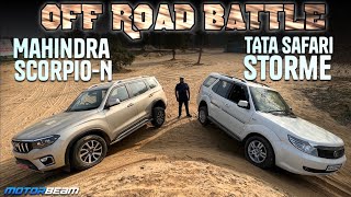 Scorpio-N vs Safari Storme Off-Roading! [Hindi] | MotorBeam