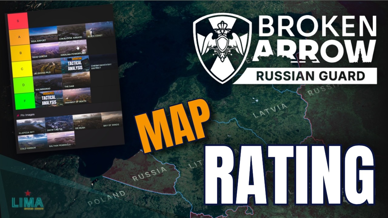 Rating Maps - TIER List // Broken Arrow Academy 4k