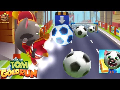 Talking Tom Gold Run*KING TOM GOLDS 16/18 Football Kick*Gameplay For Kid #273
