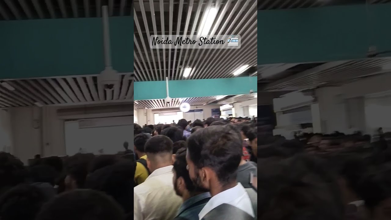 GHAR SE 2 GHANTE PEHLE NIKLNA PADEGA AB viral crowd metrostation GHAR SE 2 GHANTE PEHLE NIKLNA PADEGA AB viral crowd metrostation