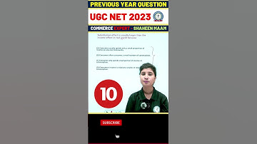 UGC NET 2023 Important Question #ugcnet #commerceugcnet #pyqs #previousyearquestions #shortsvideo