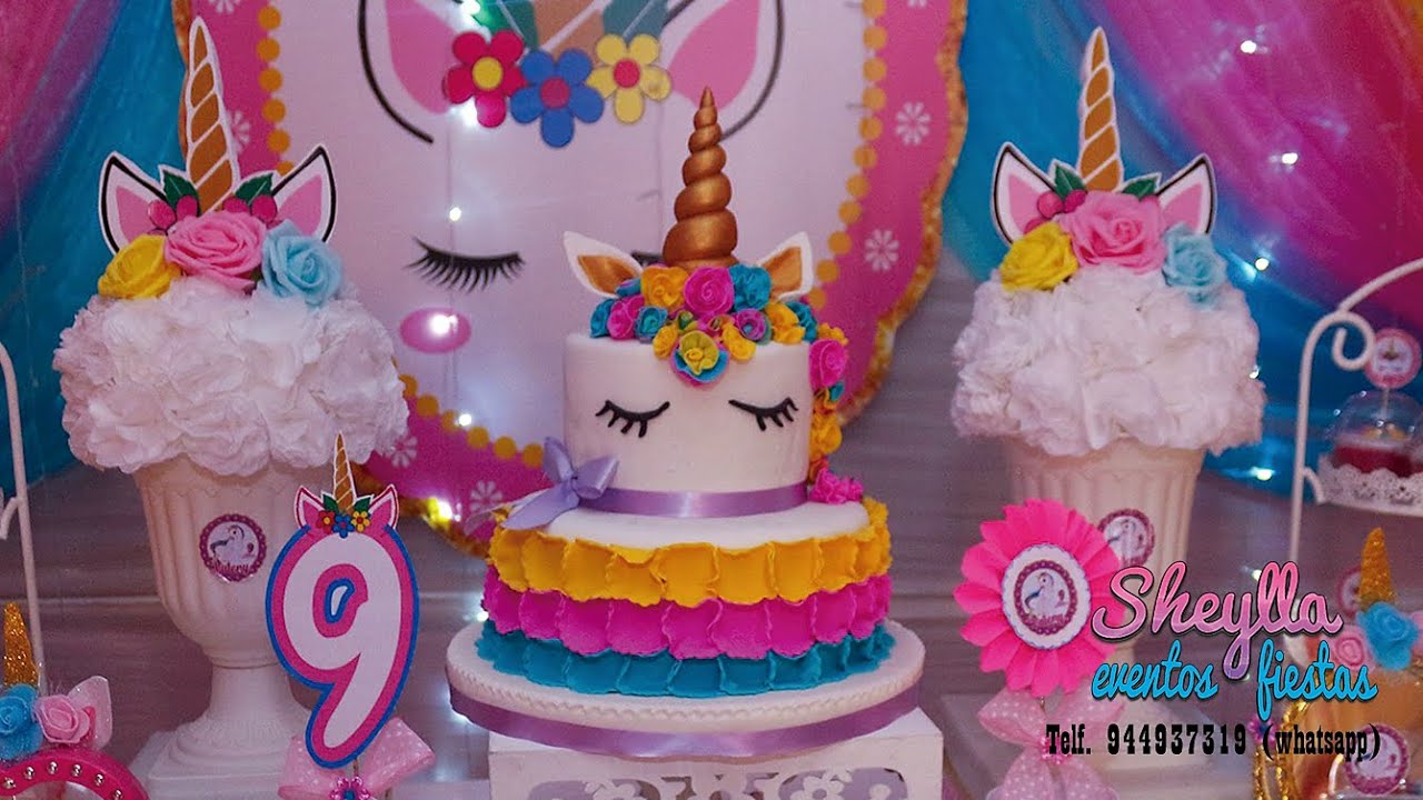 4 fotos de decoracion de cumpleaños de unicornio para inspirarte  Fiestas  de cumpleaños unicornio, Fiestas de cumpleaños del carrusel, Decoracion  fiesta unicornio