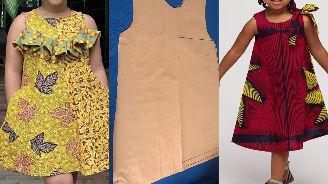 How to draft A  LIne  dress  for female child