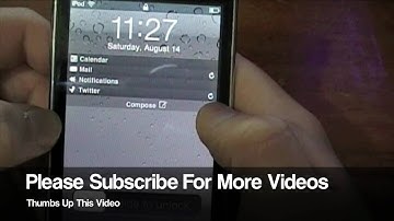 How To Get LockInfo On iPod Touch/iPhone/iPad