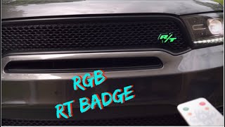 DODGE DURANGO RT:RGB RT BADGE INSTALLATION