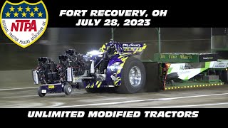 7/28/23 NTPA GN Fort Recovery, OH S1 Unlimited Modified Tractors