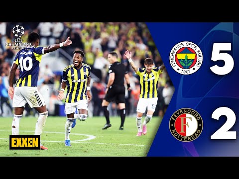 Fenerbahçe – Feyenoord (5-2) Maç Özeti | UEFA Şampiyonlar Ligi 3. Eleme Turu @ExxenSpor