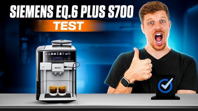 Siemens EQ.6 zubereitet & Milchkaffee) ❤️ - (inkl. live Milchschaum Test mit s700 YouTube 7 plus Getränke