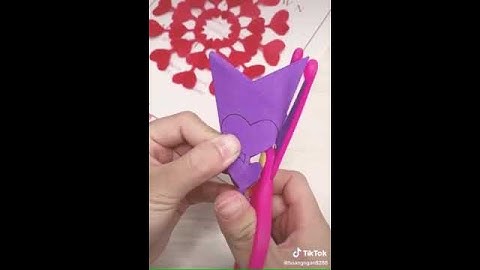 Hướng dẫn cắt trái tim đẹp.