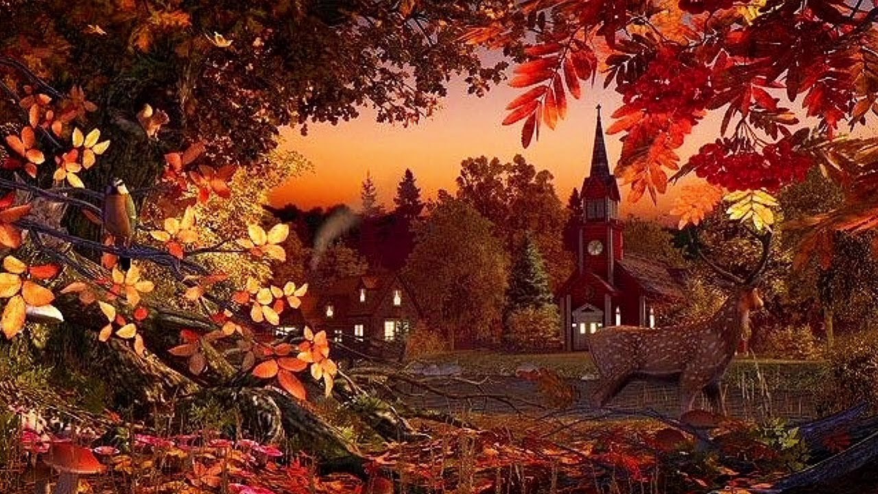 Долгими осенними вечерами мы читали. Сказочный осенний лес. Сказочная осень. Осень фэнтези. Сказочного осеннего вечера.