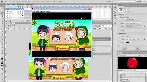 Cara Buat Aplikasi Android  Belajar Mengaji di Flash CS6 Part 3