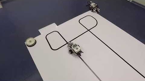 EV3 Line Follower with 3 sensors | VKK Robootika | EV3 joonejärgija 3 sensoriga