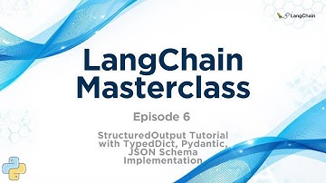 LangChain Masterclass Aflevering 6 | StructuredOutput Tutorial TypedDict, Pydantic, JSON-implemen...