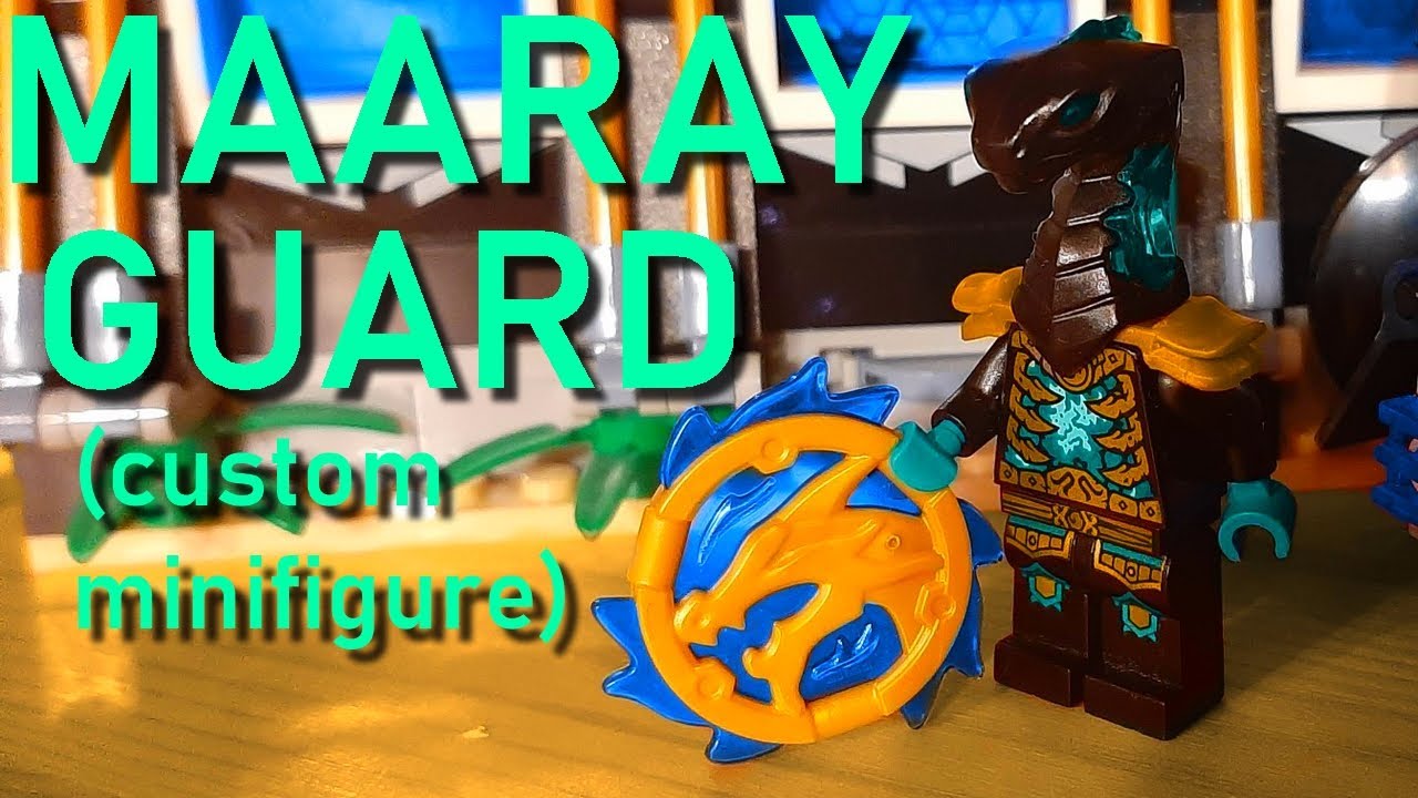LEGO NINJAGO SEABOUND MAARAY GUARD CUSTOM MINIFIGURE EDIT