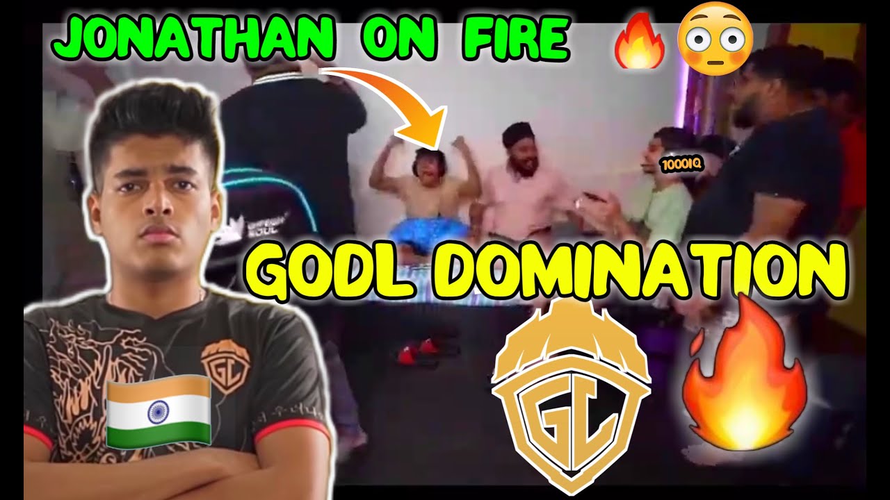 JOnathan on fire | GODL CHICKEN DINNER | GODL VS SOUL | BGMI | - YouTube