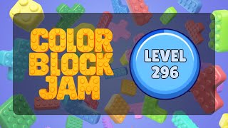Color Block Jam Level 296 Solution Walkthrough