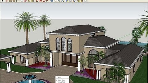 Giáo trình học sketchup từ cơ bản đến nâng cao, dựng cái nhà đơn giản