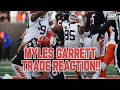 Myles Garrett Trade Reaction!! | NFL Daily
