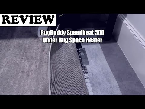Review RugBuddy Speedheat 500 Under Rug Space Heater 2023
