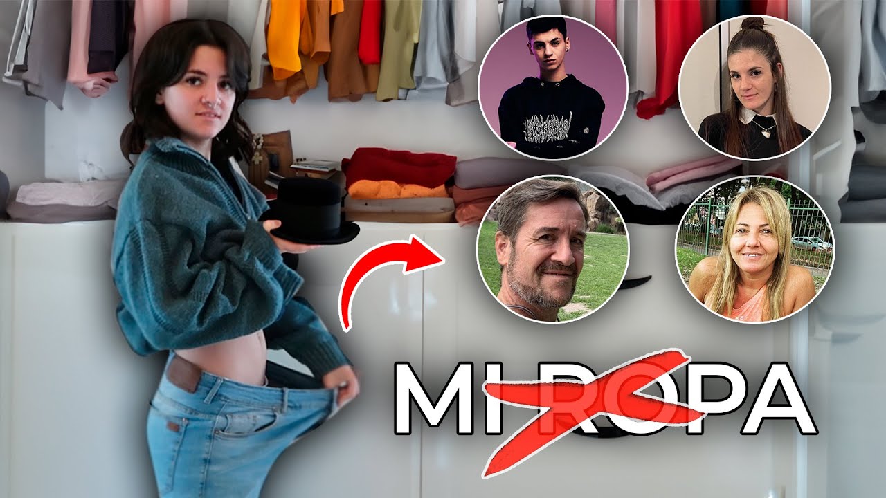 UNA SEMANA VISTIENDOME CON ROPA DE MI FAMILIA