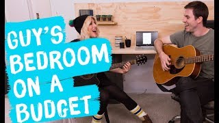 Under $300 Bedroom Makeover ... FOR A GUY | Mr. Kate Decorates on a Budget