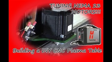 How to TUNE STEPPER MOTORS inside mach3 on a DIY CNC PLASMA Cutter