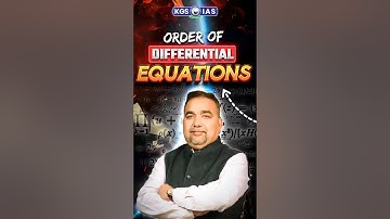 Order of Differential Equations | UPSC Maths Optional 2025 📚 #upsc #upscmathsoptional #kgsiasenglish