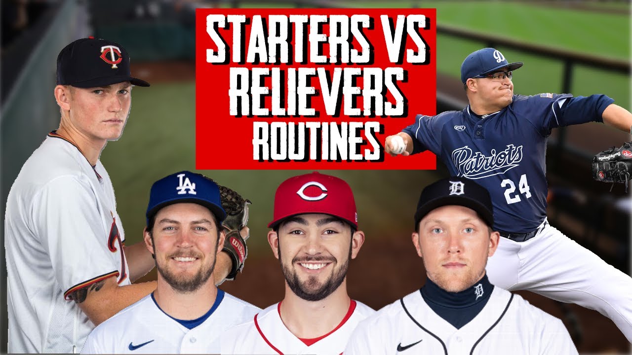 Starters vs Relievers Routines - YouTube