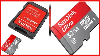 SanDisk Ultra 32GB MicroSDHC Class 10 UHS Memory Card Speed Up To 30MB/s With Adapter -