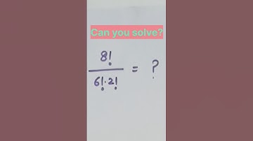 Nice factorial math #maths #mathematics #factorial