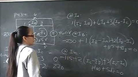 Mesh Currents P4.34 Nilsson Riedel Electric Circuits 9E Solution
