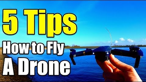 5 Tips How To Fly a Quadcopter/Drone For Beginners With Eachine E58 To Learn The Basics Skills