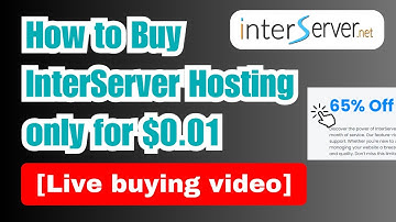 How to Buy InterServer Hosting only for $0.01 [Live buying video]