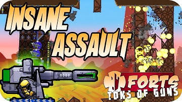 Fragmentation Cannon Assault Forts Multiplayer Gameplay