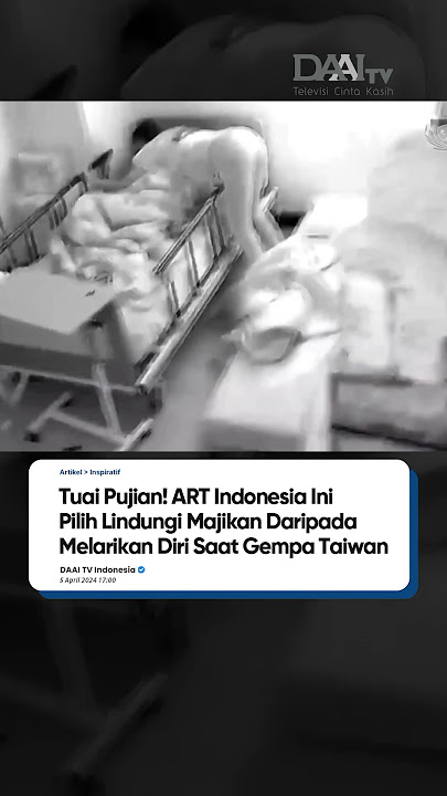 ART Indonesia pilih lindungi majikan saat gempa Taiwan 😭😭