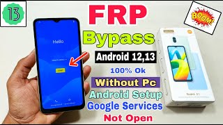 Redmi A1 Frp Bypass Without Pc  New Trick  Android Setup Not Open  Apps Not Open  Frp Unlock 