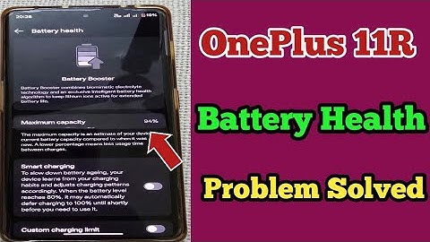 OnePlus 11R Battery Health Low after Update |  Oneplus 11R Battery Drain after Update
