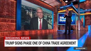Trump signs phase one of U.S.-China trade deal