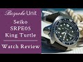 Seiko King Turtle SRPE05 Review: "Grenade" Dial, Ceramic Bezel, & Sapphire Crystal On Silicone Strap