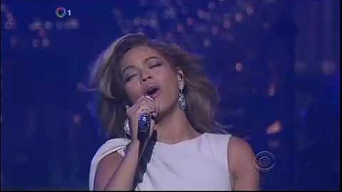 Beyoncé - Halo live (HQ) at Late Show with David Letterman
