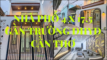 NHÀ PHỐ 4 x 17,5 | PHONG CÁCH INDOCHIN | TẠI TP CẦN THƠ VIỆT NAM