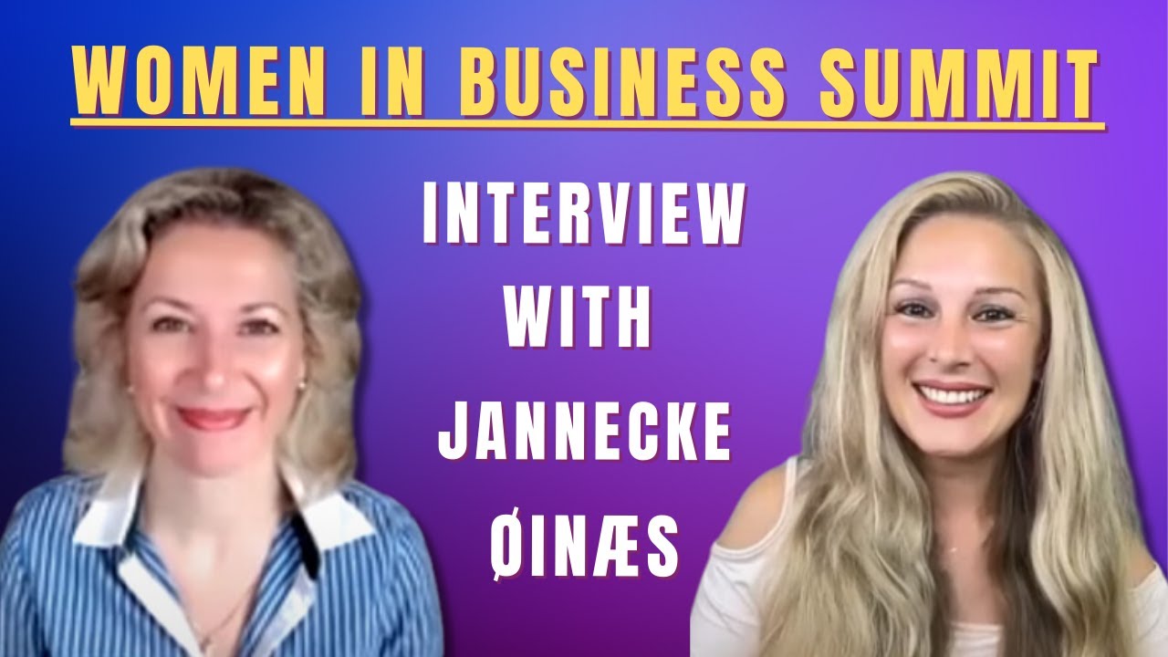 Women in Business Summit - Interview with Jannecke Øinæs - YouTube