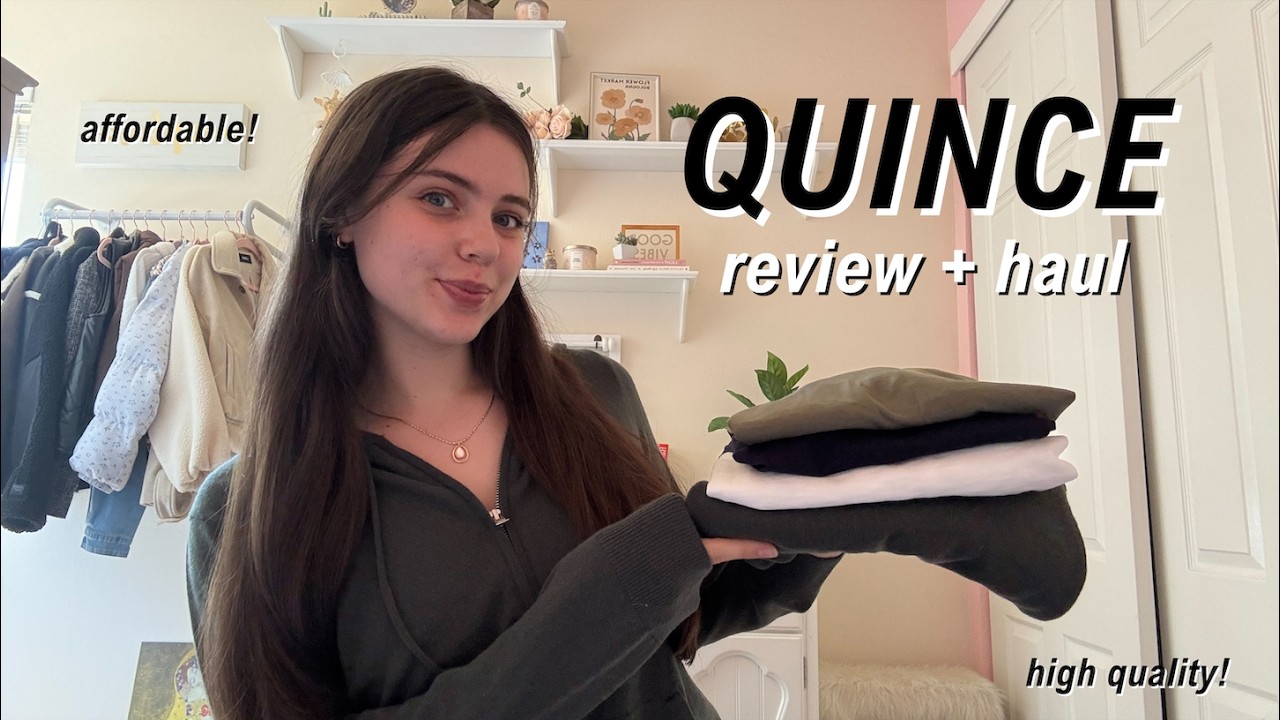 Quince Clothing Review + Try On Haul! 🤎🤗