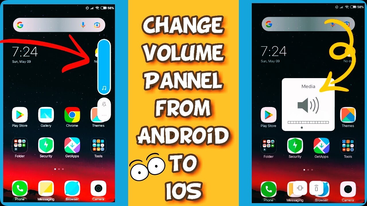 How to change volume panel on android 2021 - YouTube