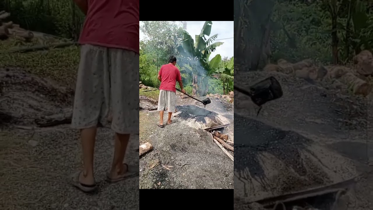 Cara pembuatan aspal hotmix secara manual