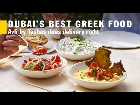 Best Greek food in Dubai Avli by Tashas does delivery EsquireEats