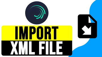 How to IMPORT XML FILE in ALIGHT MOTION 2024 | Alight Motion XML Import Guide